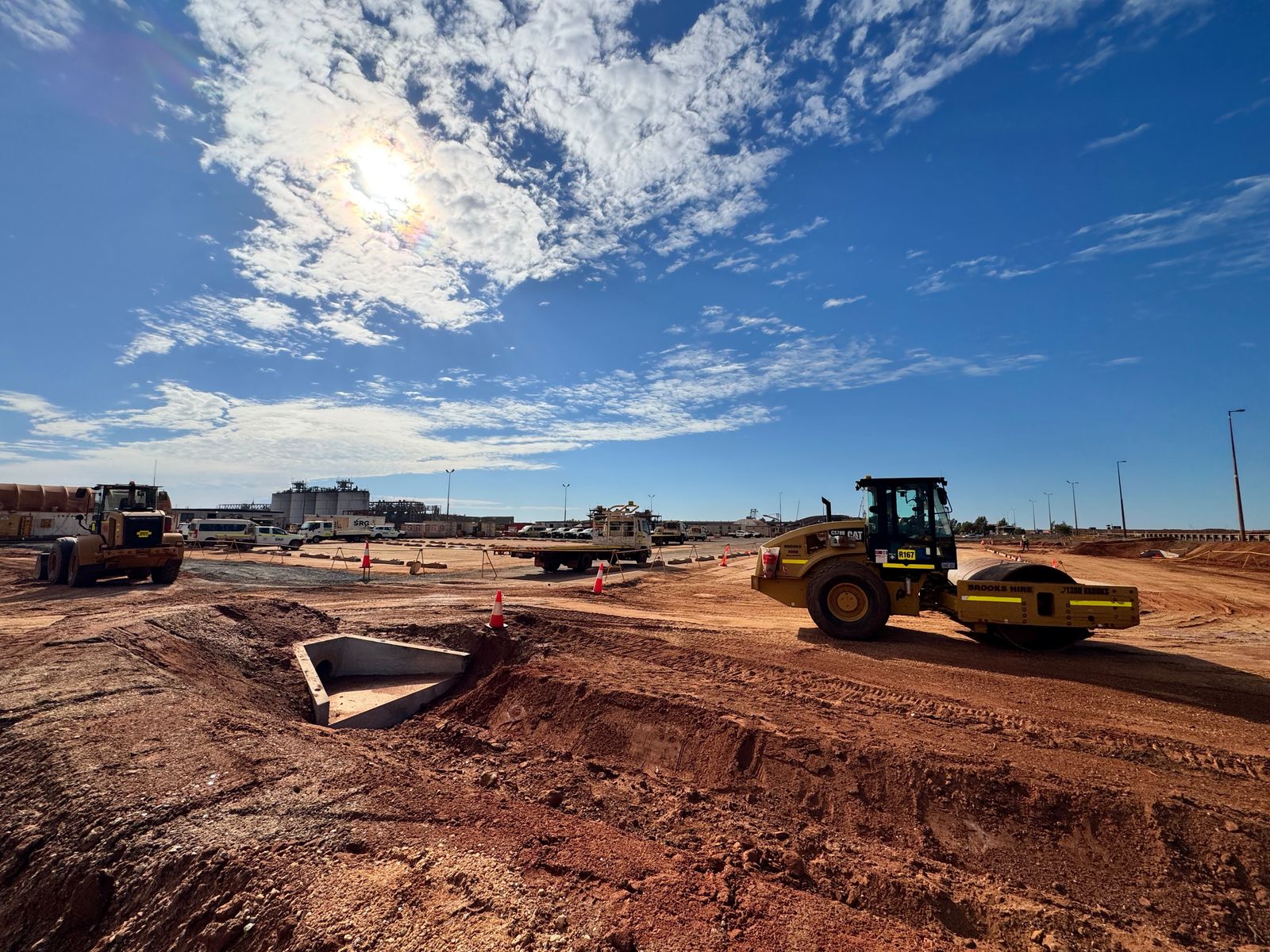 Ironstone Australia civil works underway on a Pilbara mine site