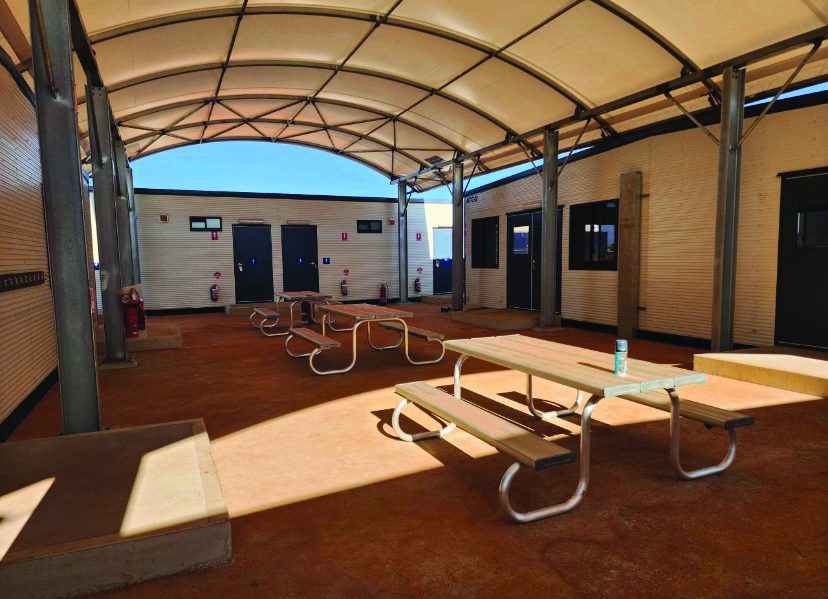 Undercover break area